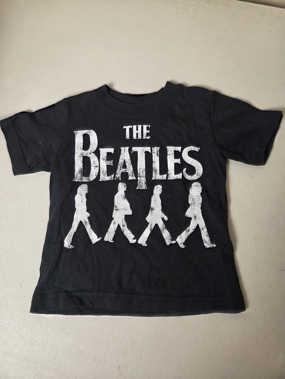 The Beatles Baby Tshirt Black 12 Months Rock Band Boy